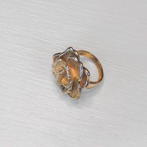Banana Republic Large Gold Flower Ring